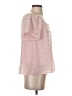 Mi ami 100% Polyester Pink Short Sleeve Blouse Size S - photo 4