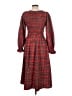 Jodifl Plaid Red Casual Dress Size L - photo 2