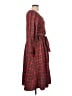 Jodifl Plaid Red Casual Dress Size L - photo 4