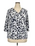 Leota Silver Blue 3/4 Sleeve Blouse Size 20 (2) - photo 1