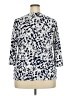 Leota Silver Blue 3/4 Sleeve Blouse Size 20 (2) - photo 2