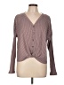 SO Purple Long Sleeve Blouse Size L - photo 1