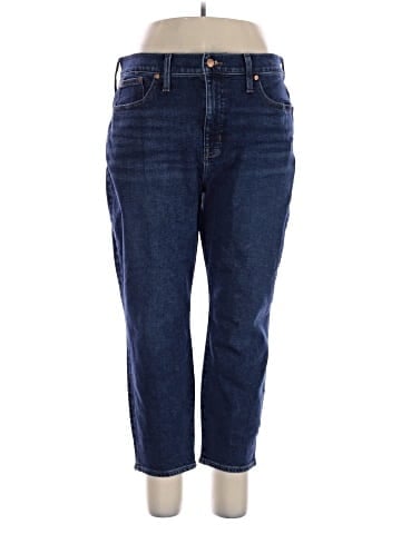 Madewell The Petite Momjean in Hoover Wash (view 1)