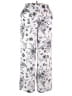 Talbots 100% Polyester Print White Casual Pants Size M - photo 1