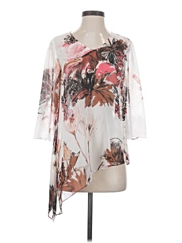 Travelers by Chico's 3/4 Sleeve Blouse (view 1)