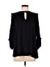 Dolan 100% Polyester Black 3/4 Sleeve Blouse Size M - photo 1