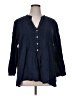 Lilly Pulitzer Blue Long Sleeve Blouse Size XL - photo 1