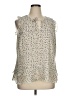 CAbi 100% Polyester Ivory Sleeveless Blouse Size XL - photo 1