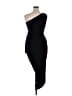 Norma Kamali Solid Black Cocktail Dress Size XL - photo 2