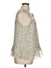 CAbi 100% Polyester Ivory Sleeveless Blouse Size XL - photo 4
