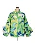 True Destiny 100% Polyester Green 3/4 Sleeve Blouse Size 2X - photo 1