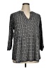 Westport 1962 Gray 3/4 Sleeve Blouse Size 1X - photo 1