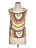 Mara Hoffman Yellow Sleeveless Blouse Size 10 - photo 1
