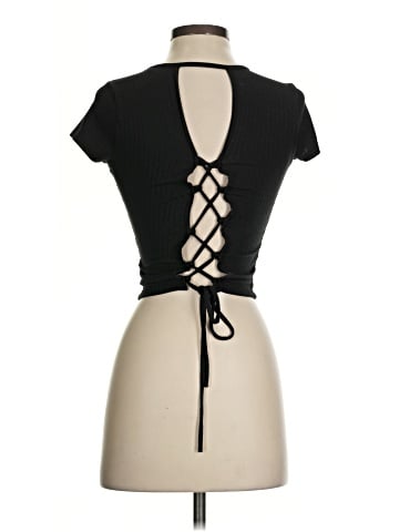 Free Kisses Short Sleeve Turtleneck (view 2)