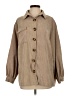 Nasty Gal Inc. 100% Polyester Brown button down Size 4 - photo 1