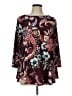 Chico's Burgundy 3/4 Sleeve Blouse Size Lg (2) - photo 1