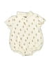 Old Navy Ivory Short Sleeve Onesie Size 0-3 mo - photo 1