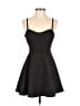 New Light Solid Black Cocktail Dress Size S - photo 1
