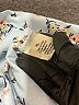 No Comment 100% Cotton Blue 3/4 Sleeve Blouse Size XL - photo 8