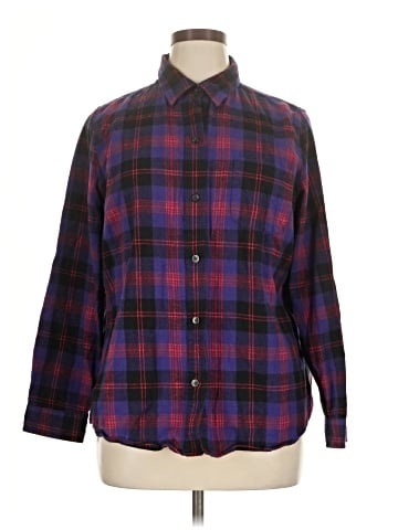 L.L.Bean Long Sleeve Button-Down Shirt (view 1)
