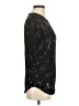 Assorted Brands Metallic Black Short Sleeve Top Size M (estimated) - photo 4