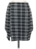 Popular 21 Plaid Black Gray Casual Skirt Size S - photo 1