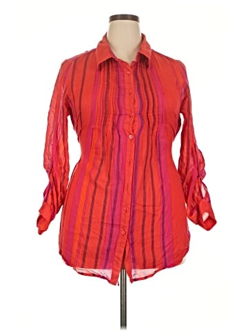 Roman 3/4 Sleeve Button-Down Shirt (view 1)