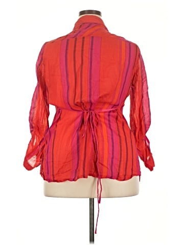 Roman 3/4 Sleeve Button-Down Shirt (view 2)