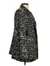 Susan Graver Animal Print Green Blazer Size L - photo 4