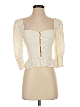 Reformation 3/4 Sleeve Blouse