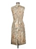 Piazza Sempione Camo Tan Cocktail Dress Size EU (IT) 42 / US 6 - photo 2