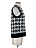 Evereve Houndstooth Black Sweater Vest Size XS - photo 4