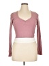 Sugar Moon Pink Long Sleeve Top Size XL - photo 1