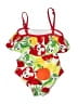 Disney Store Print Red One Piece Swimsuit Size 4 - photo 2