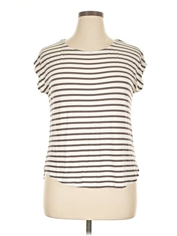 Green Envelope Short Sleeve Top (view 1)