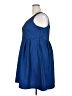 Lane Bryant 100% Polyester Chevron-herringbone Blue Cocktail Dress Size 18 - photo 5