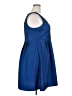 Lane Bryant 100% Polyester Chevron-herringbone Blue Cocktail Dress Size 18 - photo 4