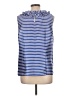 rsvp by TALBOTS 100% Polyester Blue Sleeveless Top Size L - photo 2