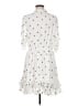 CeCe 100% Polyester Floral White Casual Dress Size M - photo 2