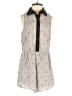 BCBGeneration 100% Polyester Graphic Gray Romper Size XS - photo 1