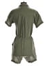 BeachLunchLounge 100% Cotton Solid Green Romper Size S - photo 2