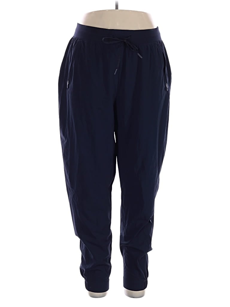 Pre-owned Lululemon Athletica Track Pants In Blue