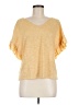 a.n.a. A New Approach Yellow Short Sleeve Top Size M - photo 1