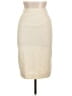 Assorted Brands Solid Ivory Faux Leather Skirt Size 12 - photo 1