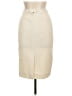 Assorted Brands Solid Ivory Faux Leather Skirt Size 12 - photo 2
