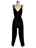 Little Moon Solid Black Jumpsuit Size 4 - photo 1