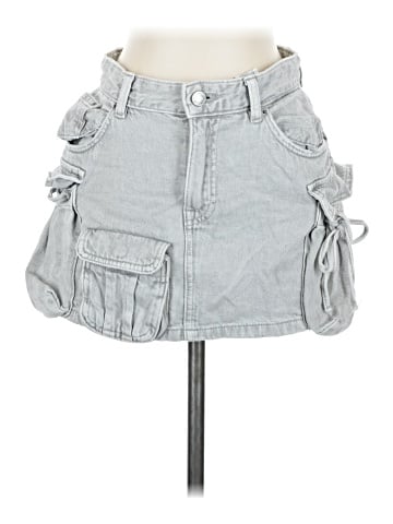Pull&Bear Denim Skirt (view 1)