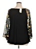 Cha Cha Vente Black 3/4 Sleeve Blouse Size XL - photo 2