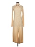Low Classic 100% Polyester Tan Casual Dress Size S - photo 1