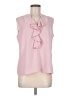 Nine West 100% Polyester Pink Sleeveless Blouse Size M - photo 1